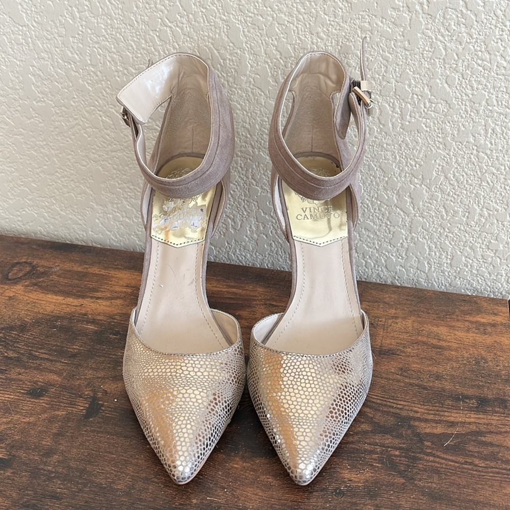 Vince Camuto Lyla metallic heels - Picture 5 of 11
